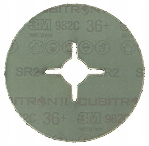 3M Dysk fibrowy 982C 127x22 P36+ CUBITRON II Fibra