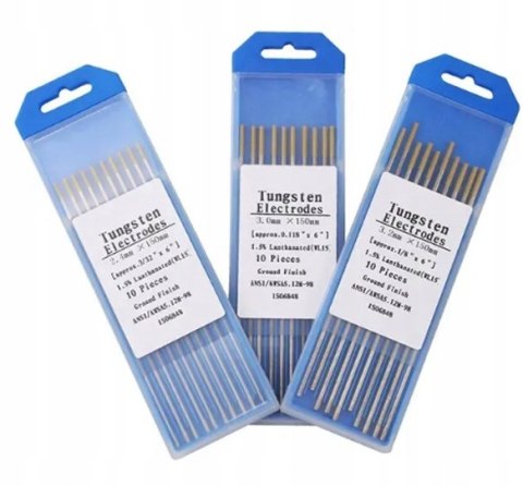 Elektroda wolframowa ZŁOTA WL15 2,4 Elektroda wolframowa ZŁOTA WL15 2,4