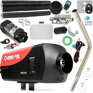MAR-POL NAGRZEWNICA SPALINOWA OLEJOWA OGRZEWANIE POSTOJOWE 8KW 12V M80949