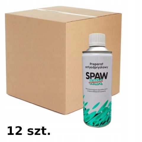 Preparat SPRAY antyodpryskowy SPAWMIX 400ml 12 szt Preparat SPRAY antyodpryskowy SPAWMIX 400ml 12 szt