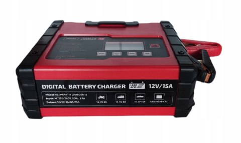 Prostownik Ideal Praktik Charger 15 LCD 12V