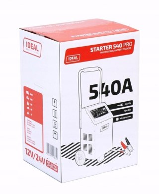 Prostownik STARTER 540 PRO STD/GEL/AGM/Lithium 12/24V IDEAL 540A
