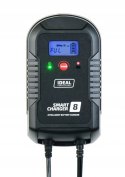 Prostownik automatyczny SMART CHARGER 8 LCD 6V i 12V IDEAL 8A
