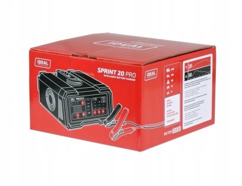 Prostownik do akumulatorów IDEAL SPRINT 20 PRO WET/AGM/Lithium 6/12V 20A Prostownik do akumulatorów IDEAL SPRINT 20 PRO WET/AGM/Lithium 6/12V 20A