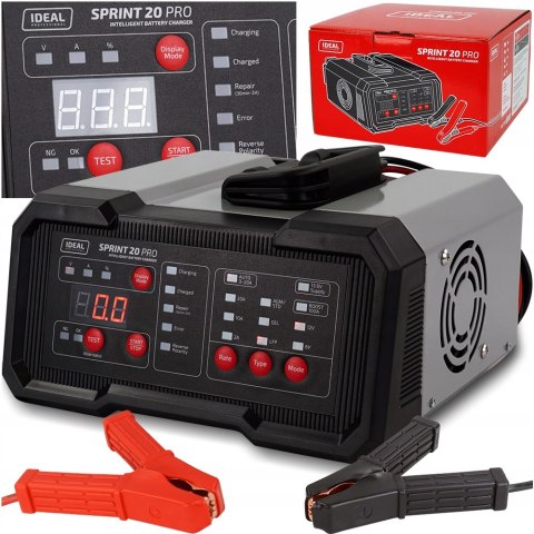 Prostownik do akumulatorów IDEAL SPRINT 20 PRO WET/AGM/Lithium 6/12V 20A