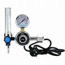 REDUKTOR CO2/ARGON Z ROTAMETREM I PODGRZEWACZEM 36V IDEAL 265500