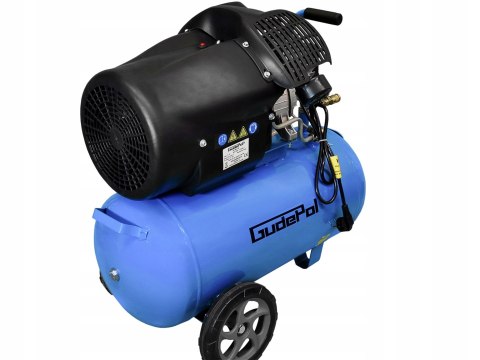 Sprężarka tłokowa GUDEPOL SO 380/50 (50L, 2,2kW, 8bar) ZESTAW 6w1