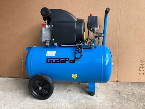 Sprężarka tłokowa GUDEPOL SO241/50 (50L, 1,5kW, 8bar) ZESTAW 6w1 Sprężarka tłokowa GUDEPOL SO241/50 (50L, 1,5kW, 8bar) ZESTAW 6w1