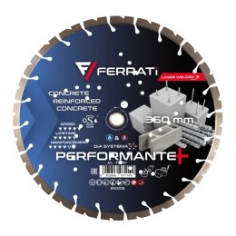 Tarcza diamentowa tnąca 1A1RSS 350mm 25,4-F4mm PERFORMANTE PLUS