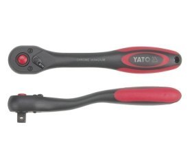 YATO GRZECHOTKA 3/8" WYGIĘTA POWLEKANA - BLACK 0294 YATO GRZECHOTKA 3/8" WYGIĘTA POWLEKANA - BLACK 0294