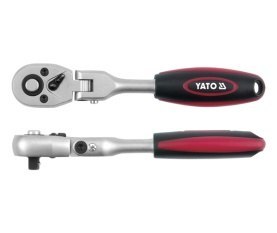 YATO GRZECHOTKA UCHYLNA 1/4" Z BLOKADĄ 72 - ZĘBY 0325