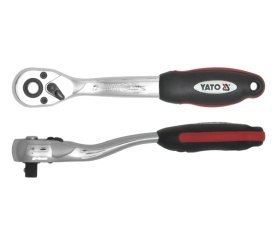 YATO GRZECHOTKA WYGIĘTA 3/8" 72-ZĘBY 0317