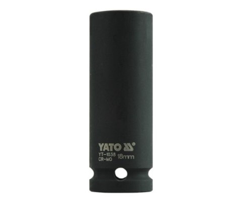 YATO NASADKA UDAROWA 6-KĄTNA 1/2" DŁUGA 18mm YATO NASADKA UDAROWA 6-KĄTNA 1/2" DŁUGA 18mm