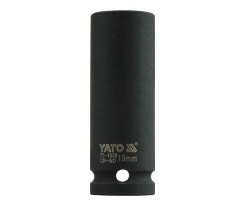 YATO NASADKA UDAROWA 6-KĄTNA 1/2" DŁUGA 19mm YATO NASADKA UDAROWA 6-KĄTNA 1/2" DŁUGA 19mm