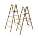 AWTOOLS DRABINA DREWNIANA 2x 4 STOPNI 150KG