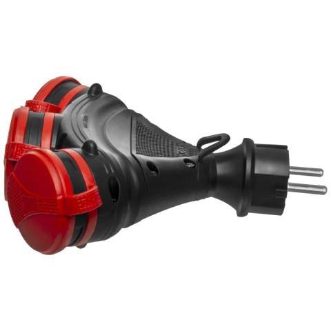 AWTOOLS ROZGAŁĘŹNIK EXTREME POTRÓJNY Z KLAPKAMI IP54 16A AWTOOLS ROZGAŁĘŹNIK EXTREME POTRÓJNY Z KLAPKAMI IP54 16A
