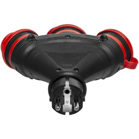 AWTOOLS ROZGAŁĘŹNIK EXTREME POTRÓJNY Z KLAPKAMI IP54 16A AWTOOLS ROZGAŁĘŹNIK EXTREME POTRÓJNY Z KLAPKAMI IP54 16A