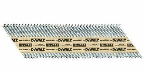 DEWALT GWOŹDZIE 34° 3,1x90mm /2200szt. PIERŚCIENIOWE GALWANIZOWANE