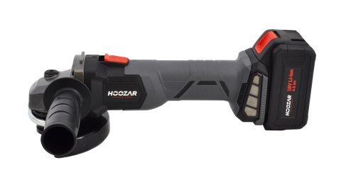 HOOZAR SZLIFIERKA KĄTOWA BEZSZCZOTKOWA 125mm 18V 1x4.0Ah AG10BLM1 HOOZAR SZLIFIERKA KĄTOWA BEZSZCZOTKOWA 125mm 18V 1x4.0Ah AG10BLM1