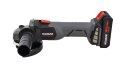 HOOZAR SZLIFIERKA KĄTOWA BEZSZCZOTKOWA 125mm 18V 2x2.0Ah AG10BL