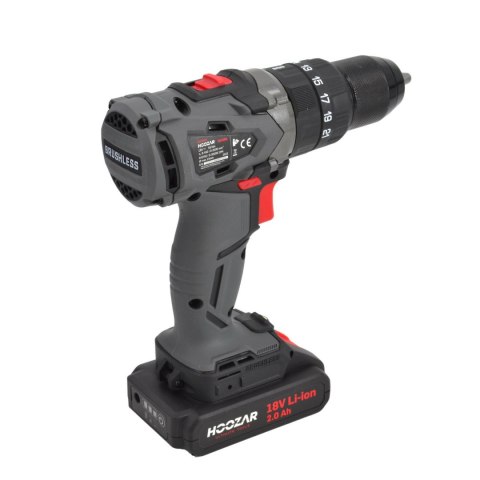 HOOZAR WKRĘTARKA UDAROWA BEZSZCZOTKOWA 18V 2x2.0Ah 55 Nm CD10BL HOOZAR WKRĘTARKA UDAROWA BEZSZCZOTKOWA 18V 2x2.0Ah 55 Nm CD10BL