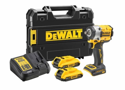 DEWALT KLUCZ UDAROWY 1/2" 18V 406Nm 2x2,0Ah TSTAK PIERŚCIEŃ DCF921D2T DEWALT KLUCZ UDAROWY 1/2" 18V 406Nm 2x2,0Ah TSTAK PIERŚCIEŃ DCF921D2T