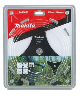 MAKITA NÓŻ DO KOSY 3-ZĘBNY 230x3Tx25.4