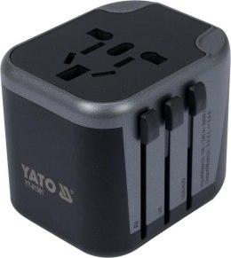 YATO ADAPTER PODRÓŻNY UNIWERSALNY 2 x USB 12W