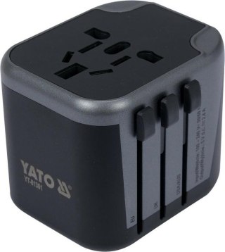 YATO ADAPTER PODRÓŻNY UNIWERSALNY 2 x USB 12W