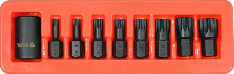 YATO KLUCZE SPLINE UDAROWE 8 elem. 10663 YATO KLUCZE SPLINE UDAROWE 8 elem. 10663