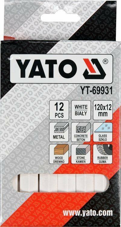 YATO KREDA TECHNICZNA 12szt. BIAŁA YATO KREDA TECHNICZNA 12szt. BIAŁA