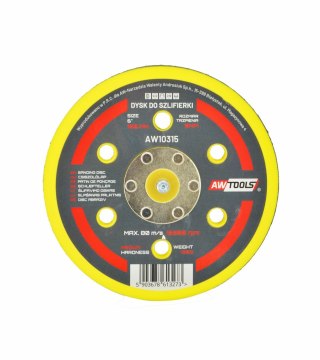 AW DYSK 150mm DO SZLIFIERKI MIMOŚRODOWEJ PNEUMATYCZNEJ