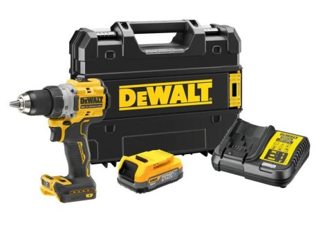 DEWALT WIERTARKO-WKRĘTARKA 18V 90Nm BL 1x1,7Ah POWERSTACK DCD800E1T DEWALT WIERTARKO-WKRĘTARKA 18V 90Nm BL 1x1,7Ah POWERSTACK DCD800E1T