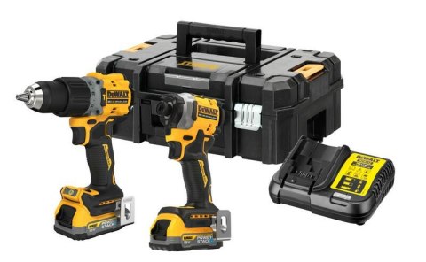 DEWALT ZESTAW COMBO 18V WKĘTARKA UDAROWA DCD805 + ZAKRĘTARKA DCF850 2x1,7Ah POWERSTACK DCK2050E2T DEWALT ZESTAW COMBO 18V WKĘTARKA UDAROWA DCD805 + ZAKRĘTARKA DCF850 2x1,7Ah POWERSTACK DCK2050E2T