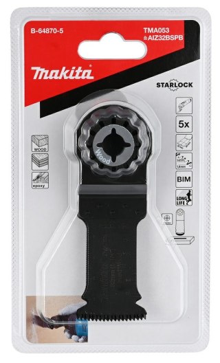 MAKITA MT BRZESZCZOT DO CIĘCIA WGŁĘBNEGO BIM 32mm x 50mm /5szt. DO TWARDEGO DREWNA