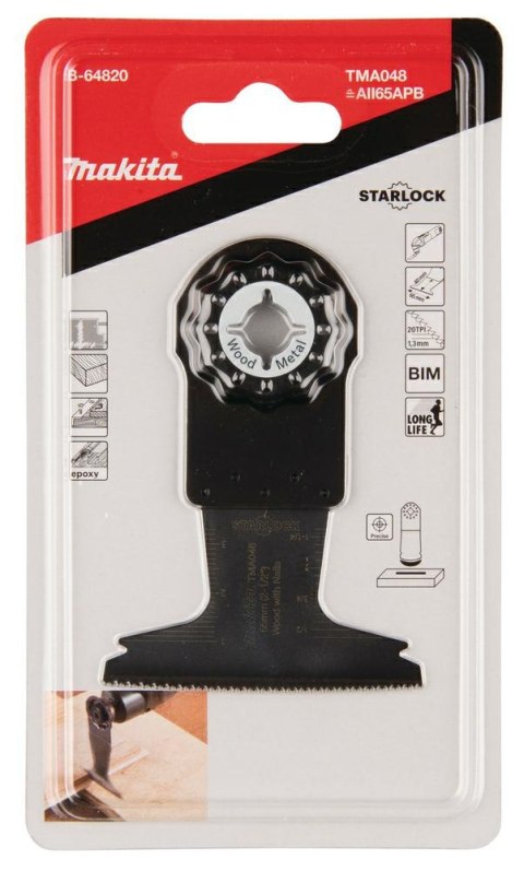 MAKITA MT BRZESZCZOT DO CIĘCIA WGŁĘBNEGO BIM 65mm x 40mm MAKITA MT BRZESZCZOT DO CIĘCIA WGŁĘBNEGO BIM 65mm x 40mm