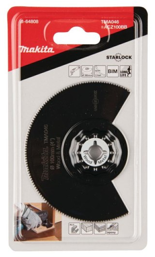 MAKITA MT BRZESZCZOT ŁUKOWY BIM DO DREWNA I METALU 100mm