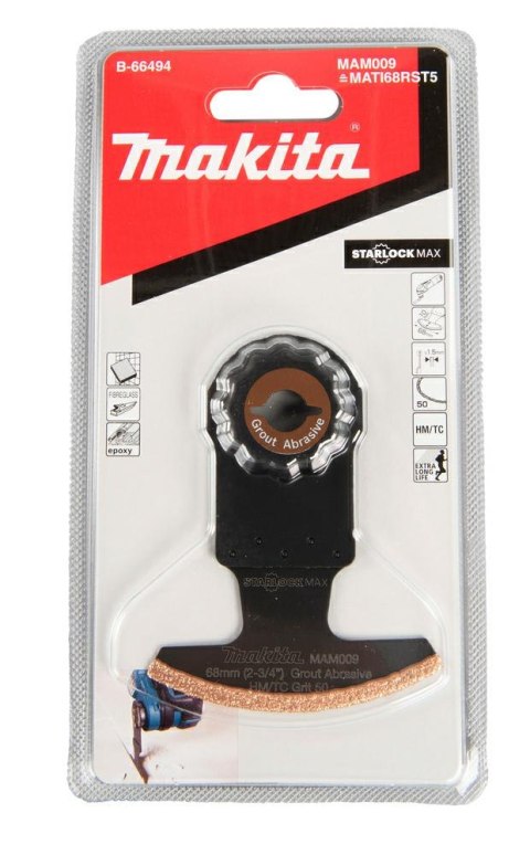 MAKITA MT BRZESZCZOT ŁUKOWY DO WĄSKICH SZCZELIN 68mm K50 SEGMENTOWY STARLOCK MAX MAKITA MT BRZESZCZOT ŁUKOWY DO WĄSKICH SZCZELIN 68mm K50 SEGMENTOWY STARLOCK MAX