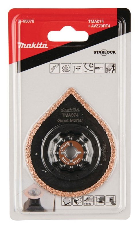 MAKITA MT SKROBAK DO FUG HM 70mm K40 MULTITOOL MAKITA MT SKROBAK DO FUG HM 70mm K40 MULTITOOL