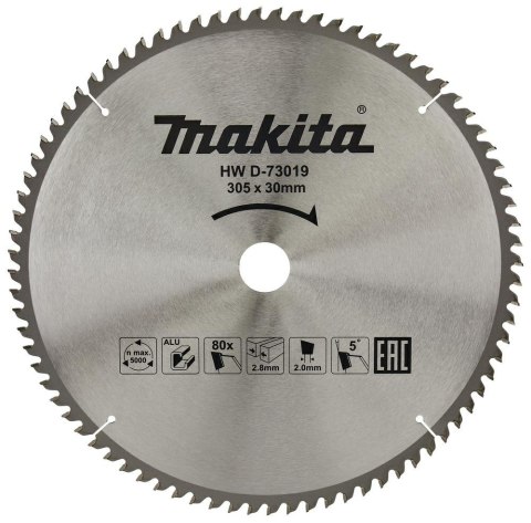 MAKITA PIŁA TARCZOWA DO ALUMINIUM 305x30x80z ECONOMY MAKITA PIŁA TARCZOWA DO ALUMINIUM 305x30x80z ECONOMY