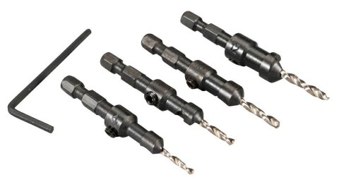 MAKITA ZEST.WIERT.DO DREWNA 4szt. Z POGŁĘBIACZEM 2,4/2,8/3,2/3,6mm MAKITA ZEST.WIERT.DO DREWNA 4szt. Z POGŁĘBIACZEM 2,4/2,8/3,2/3,6mm