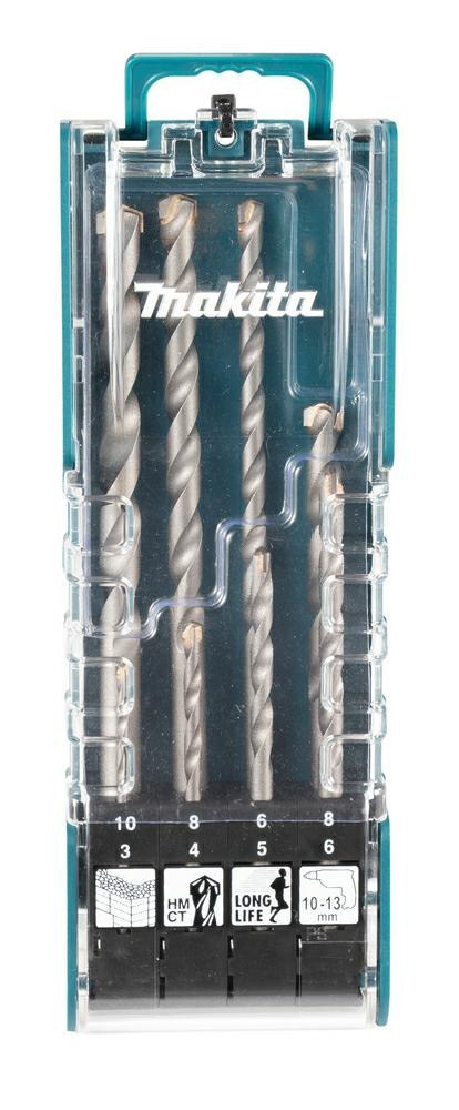 MAKITA ZESTAW WIERTEŁ DO BETONU 8szt. 3/4/5/6/8/10mm UNIWERSALNE MAKITA ZESTAW WIERTEŁ DO BETONU 8szt. 3/4/5/6/8/10mm UNIWERSALNE