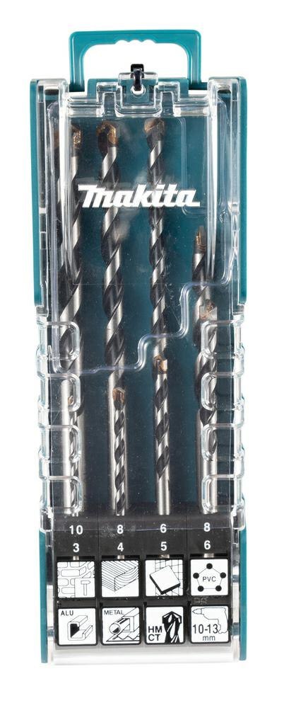 MAKITA ZESTAW WIERTEŁ UNIWERSALNYCH HM/CT 8szt. MAKITA ZESTAW WIERTEŁ UNIWERSALNYCH HM/CT 8szt.