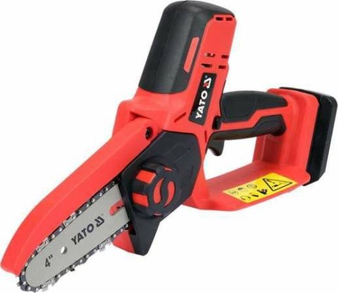 YATO PIŁA ŁAŃCUCHOWA 18V 4" BEZ AKUMULATORA I ŁADOWARKI YATO PIŁA ŁAŃCUCHOWA 18V 4" BEZ AKUMULATORA I ŁADOWARKI
