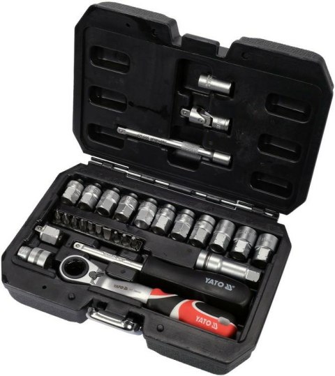 YATO ZESTAW KLUCZY PRZELOTOWYCH 29el 1/4" SPLINE YATO ZESTAW KLUCZY PRZELOTOWYCH 29el 1/4" SPLINE
