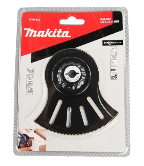 MAKITA MT BRZESZCZOT ŁUKOWY BIM DO DREWNO/METAL 100mm STARLOCK MAX MAKITA MT BRZESZCZOT ŁUKOWY BIM DO DREWNO/METAL 100mm STARLOCK MAX