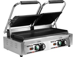 YATO PODWÓJNY GRILL KONTAKTOWY RYFLOWANY 58cm