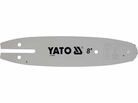 YATO PROWADNICA ŁAŃCUCHA 20cm (8") 3/8" 33 0.05" M YATO PROWADNICA ŁAŃCUCHA 20cm (8") 3/8" 33 0.05" M