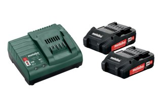 METABO AKUMULATOR 18V 2,0Ah x2 + ŁADOWARKA SC 30