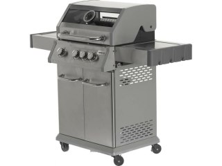YATO GRILL GAZOWY 3+1 STAL NIERDZEWNA 11,5KW / SZYBA
